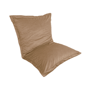 Puf Cojín Gigante XL 150x100 Beige - Terciopelo y Espuma (Lujo y Confort)