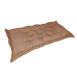 Futon XXL en lin matelas de sol 195x100cm - marron - Deco-arts.fr