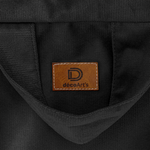 Pouf poire XL d'intérieur en tissu velours - 110x120 cm - Gris foncé - Deco-arts.fr