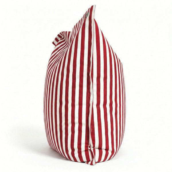 Pouf rouge 180x140 cm - déhoussable, anti-UV