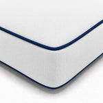 Colchoneta Premium para Tumbona 190x60 Blanco - Grueso 10cm & Reposacabezas (Funda Extraíble)