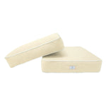 Ensemble Coussins Premium 50x50 Jaune Beurre - Épais 12cm & Finition Passepoil