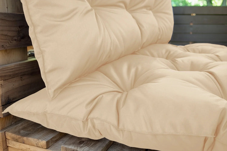 Coussins pour Palette Imperméable & Anti-UV Essentiel 120x80 Beige - Deco-arts.fr