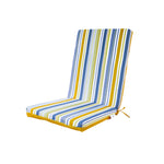 Lot de 2 Coussins pour chaises 95 x 40 cm motif Rayures Solaires - Deco-arts.fr