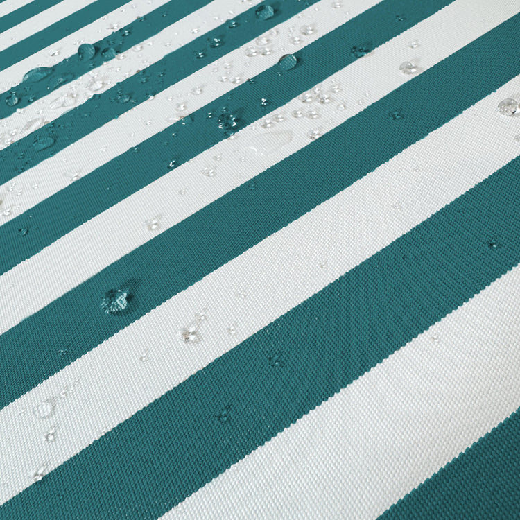 Ensemble de coussins pour salon de jardin avec rayures vertes, comprenant 1 coussin d&