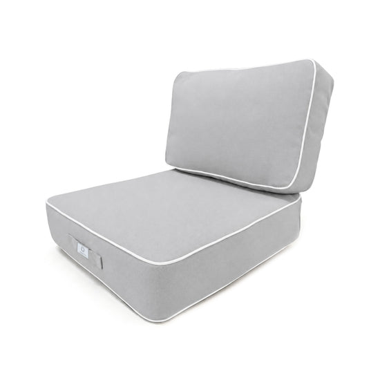 Conjunto de Cojines Premium Gris Claro