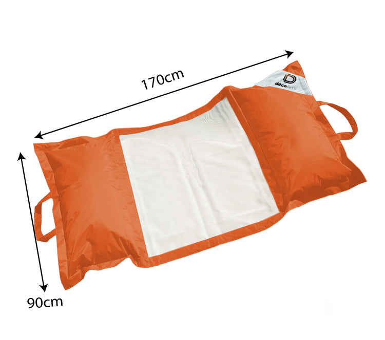 Hamac pour Piscine en Polyester 170x90 cm Orange - Deco-arts.fr