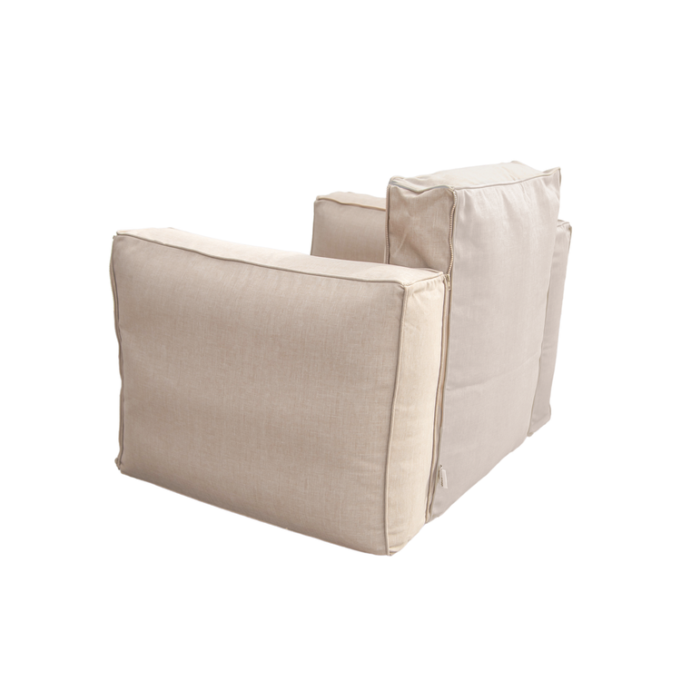Canapé salon de jardin modulable 90x75x65cm Beige - Deco-arts.fr