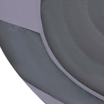 Pouf extérieur flottant pour piscine XXL 140x120 cm en tissu Olefin gris galet, avec pompe incluse.