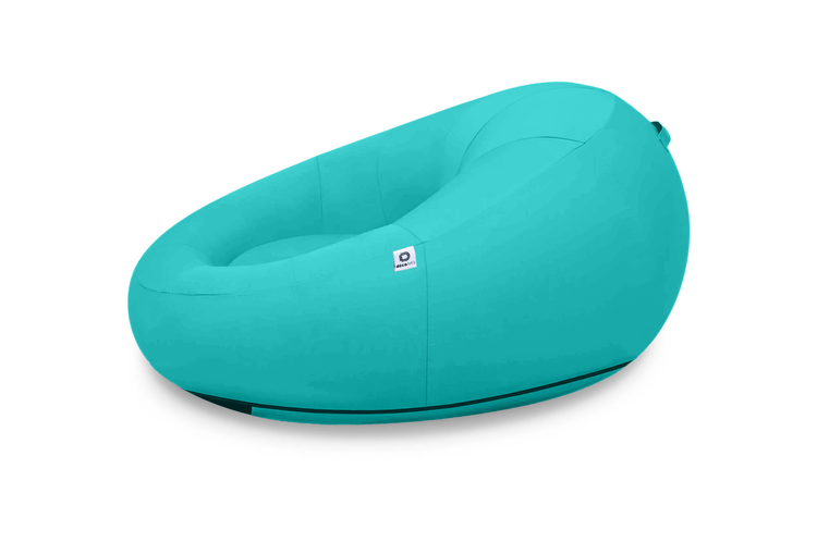 Pouf XXL Flottant pour Piscine 140x120x60 cm Bleu caraïbes - Deco-arts.fr