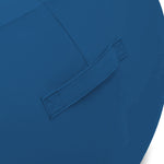 Pouf extérieur flottant en tissu Olefin bleu pétrole, dimensions 140x120 cm, avec pompe incluse, pour piscine.