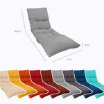 Matelas Bain de Soleil 185x60 Gris Galet - Épais 12cm & Imperméable