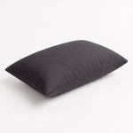 Lote de 2 Cojines Auxiliares 60x35 Gris Carbón - Decoración de Jardín & Con Funda Extraíble