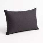 Lote de 2 Cojines Auxiliares 60x35 Gris Carbón - Decoración de Jardín & Con Funda Extraíble
