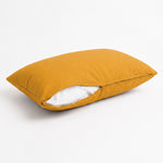 Lote de 2 Cojines Auxiliares 60x35 Amarillo - Decoración de Jardín & Con Funda Extraíble