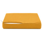 Conjunto de Cojines para Salón de Jardín 60x70 Amarillo - Con Funda Extraíble & Anti-UV (Asiento + Respaldo)