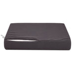 Conjunto de Cojines para Salón de Jardín 60x70 Gris Carbón - Con Funda Extraíble & Anti-UV (Asiento + Respaldo)