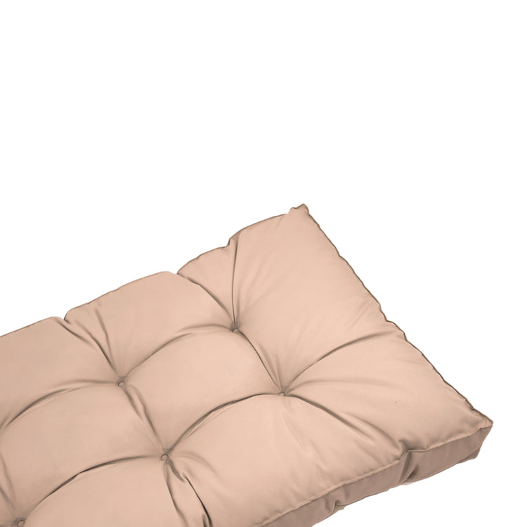 Coussins pour salon de jardin capitonné 100x50cm Beige - Deco-arts.fr