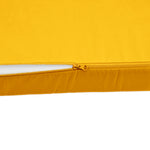 Conjunto de Cojines para Salón de Jardín 120x60 Amarillo - Con Funda Extraíble & Anti-UV (1 Asiento + 2 Respaldos)