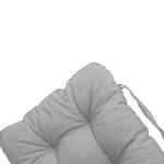 Coussin pour chaise avec dossier - Capitonné - 50x120x8cm - Gris galet - Deco-arts.fr