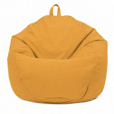 Pouf poire XL de exterior - 110x120 cm - Amarillo