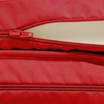 Matelas bain de soleil rouge piment, 185x60 cm, déhoussable et imperméable, pour transat confortable, Deco-arts.fr