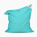 Funda de Puf XL 120x80 Azul Caribe - (Funda para Rellenar - Interior/Exterior)