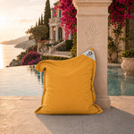 Funda de Puf XL 120x80 Amarillo Miel - (Funda para Rellenar - Interior/Exterior)