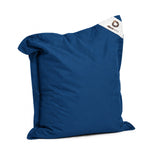 Funda de Puf XL 120x80 Azul Petróleo - (Funda para Rellenar - Interior/Exterior)