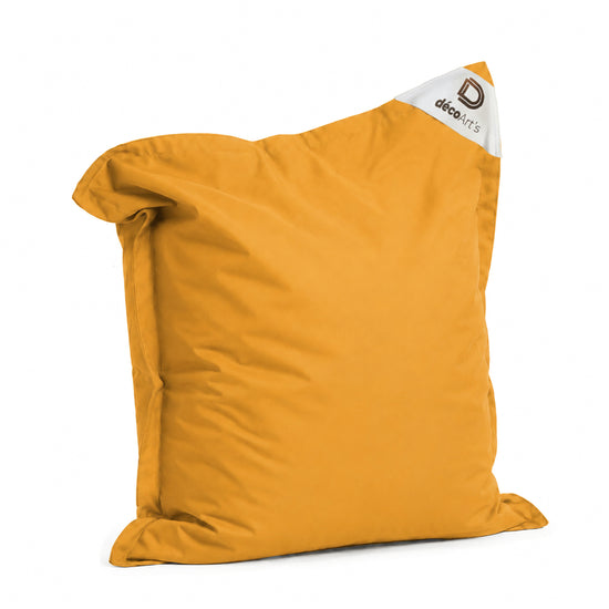 Funda de Puf XL 120x80 Amarillo Miel - (Funda para Rellenar - Interior/Exterior)