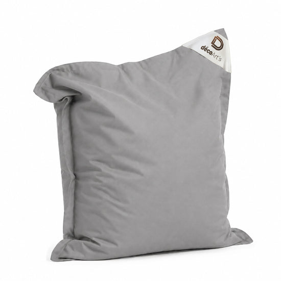 Funda de Puf XL 120x80 Gris Guijarro - (Funda para Rellenar - Interior/Exterior)