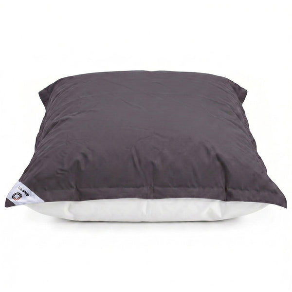 Puf Gigante Flotante 180x140 Gris Carbón - Piscina & XXL (Perlas)