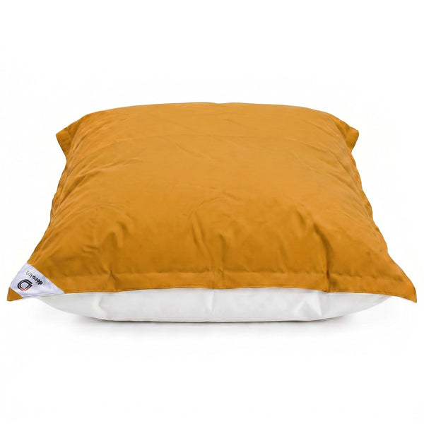 Housse de Pouf Flottant XXL 180x140 Jaune Miel - (Housse Seule à Garnir - Spécial Piscine)