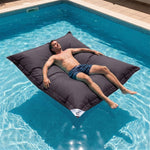 Puf Gigante Flotante 180x140 Gris Carbón - Piscina & XXL (Perlas)