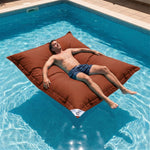 Puf Gigante Flotante 180x140 Terracota - Piscina & XXL (Perlas)