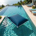 Puf Gigante Flotante 180x140 Azul Petróleo - Piscina & XXL (Perlas)