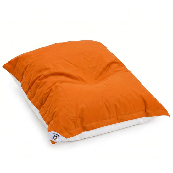 Housse de Pouf Flottant XXL 180x140 Orange - (Housse Seule à Garnir - Spécial Piscine)
