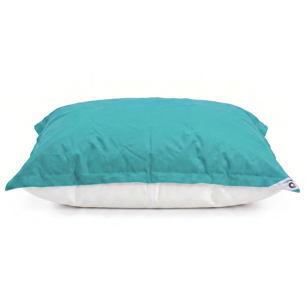 Housse de Pouf Flottant XXL 180x140 Bleu Caraïbes - (Housse Seule à Garnir - Spécial Piscine)