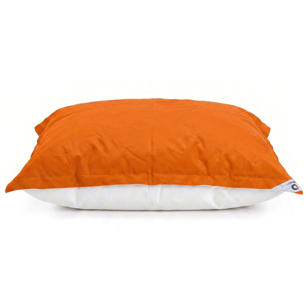 Funda de Puf Flotante XXL 180x140 Naranja - (Funda para Rellenar - Spécial Piscina)