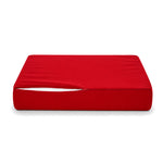 Conjunto de Cojines para Salón de Jardín 60x70 Rojo - Con Funda Extraíble & Anti-UV (Asiento + Respaldo)