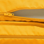 Matelas bain de soleil jaune miel pour transat, déhoussable et imperméable, 185x60 cm, par Deco-arts.fr