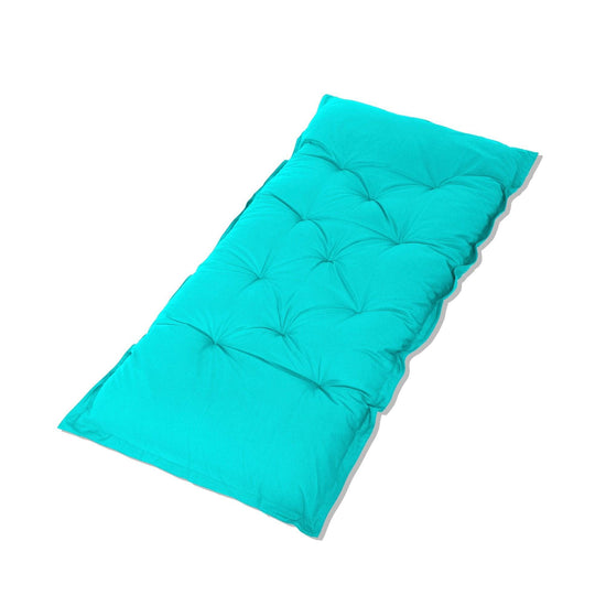 Futon XXL - Matelas de sol 195x100cm - Bleu caraibes - Deco-arts.fr