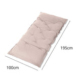 Futon XXL - Matelas de sol 195x100cm - Gris galet - Deco-arts.fr