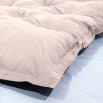 Futon XXL - Matelas de sol 195x100cm - Gris galet - Deco-arts.fr