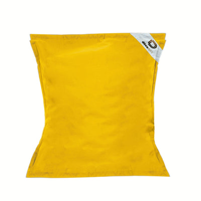 Housse de pouf flottant XXL 180x140 cm en jaune miel pour piscine, déhoussable, de la marque Deco-arts.fr.