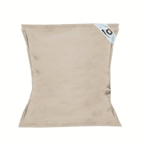 Pouf Géant XXL Intérieur et Extérieur, Déhoussable, Salon, Jardin, Deco Arts Beige - Deco-arts.fr