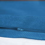 Housse de pouf géant XXL 180x140 cm en tissu bleu pétrole pour beanbag Deco-arts.fr, intérieure et extérieure, déhoussable.