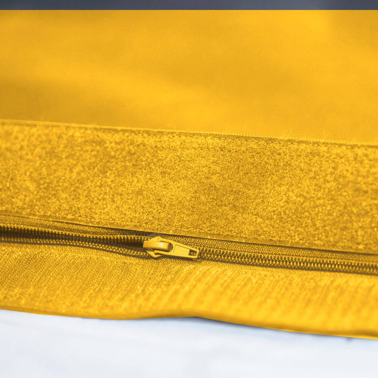 Housse pour Pouf Géant XXL 180x140cm Intérieur et Extérieur - Jaune miel - Deco-arts.fr