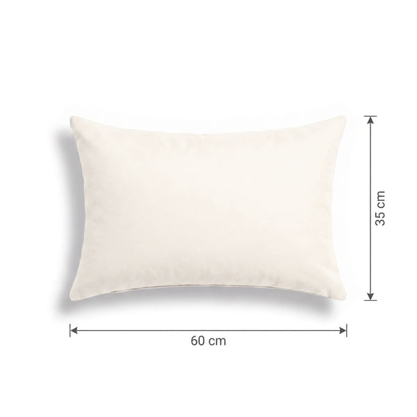 Medidas del cojín auxiliar: 60 x 35 cm