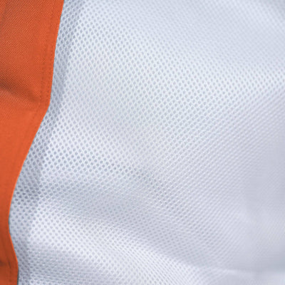 Pouf flottant XXL pour piscine en terracotta, matelas hamac à billes, confort adulte, extérieur, déhoussable.